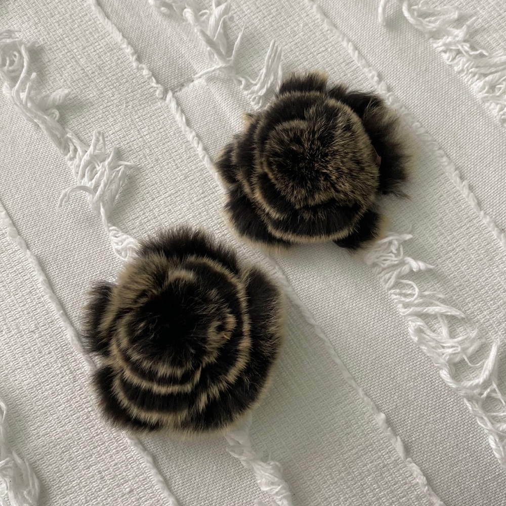 Fur Shoe Clips